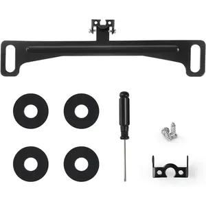 Universal  Rear View Camera License Plate Bracket, Professional Full Stainless Steel Anti-Rust  License Plate Camera Mount for Backup View Cam, Supports 170- Adjustment Cam Mount