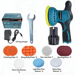 Wireless Mini Polishing Machine, 8 Speed Adjustable Electric Tool, USB Charging, Car Repair Waxing, Car Polisher Tool, Compact Design, Durable Structure