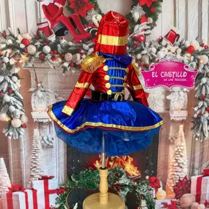 Nutcracker Costume Vestido de Soldado Caskanueces Red and Blue Dress