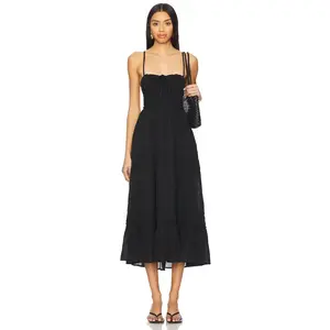 Free People x free-est Taking Sides Maxi Dress In Black