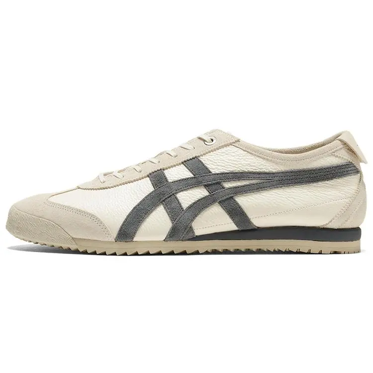 Onitsuka Tiger by ASICS Mexico 66 SD Birch Metropolis Retro Lace-Up Low Top Shoes, Unisex Commuting Casual Trainers, Style 1183C015-200