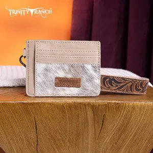 Trinity Ranch Hair-On Cowhide Collection Key Ring Card Case