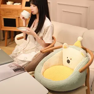 Cartoon Floor Cushion, Bedroom Tatami Seat Pad, Office Chair Cushion, Dorm Seat Cushion, Soft Plush Butt Pillow, Must-Have for Home & Office Relax Spaces