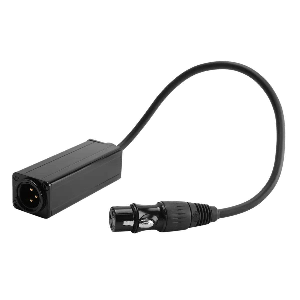 XLR Audio Cable Isolator, Metal Portable Anti-Interference Accessory with Plug for Eliminating Ground Loop Noise and Current Sound (Surfing Water Sports Accessories)