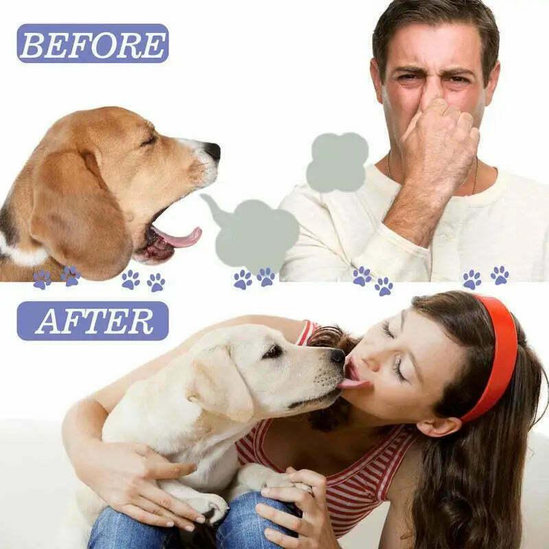 50Ml Pet Oral Cleanse Spray Dogs Mouth Fresh Teeth Clean Deodorant Prevent Calculus