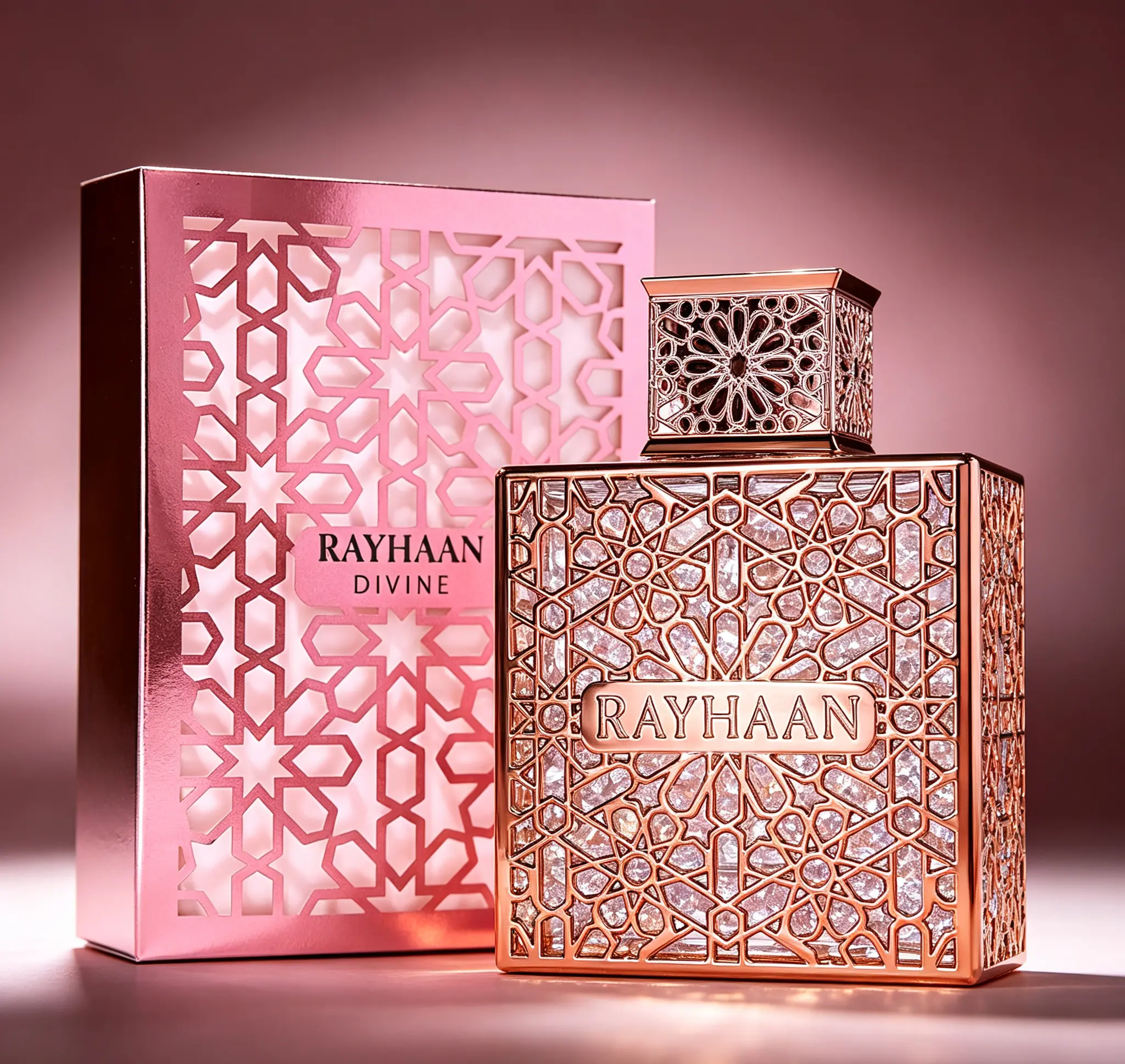 Rayhaan Divine Eau De Parfum for Women 3.4 Ounce 100ml, Sweet Fruity Gourmand Floral Fragrance, Long-Lasting Daily Perfume for All Occasions, Perfect Valentine’s & Christmas Gift for Her
