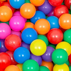 1000Pcs Crushproof Plastic Ball Pit Balls for Kids and Toddlers - Safe Indoor/Outdoor Playtime Spheres - Easy Clean Colorful Assorted Pack - Pastel/White/Multicolored