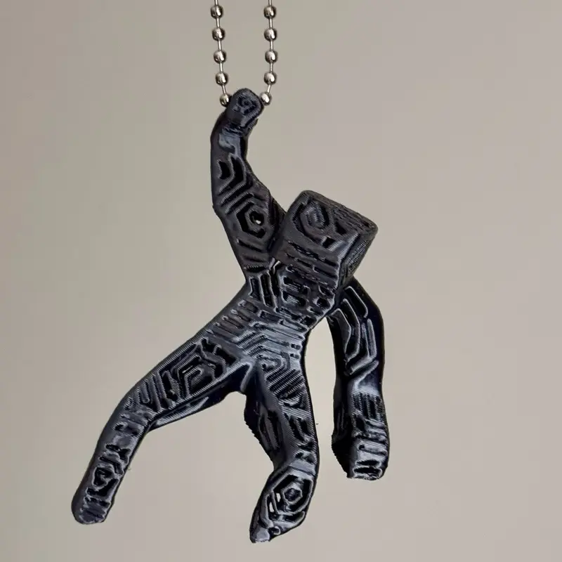 Hail Mary Project Movie Grace Rocky Character 3D Printed Keychain Sci-fi Movie Display Collectible Accessory