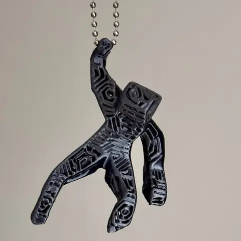 Hail Mary Project Movie Grace Rocky Character 3D Printed Keychain Sci-fi Movie Display Collectible Accessory