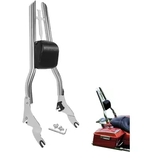 Motorcycle Sissy Bar for Harley Davidson Touring Road King Street Road Glide Ultra Limited Electra CVO 2009-2025 Rear Passenger Backrest