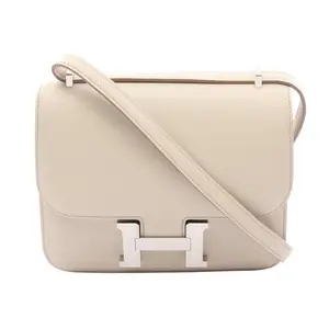 Pre-owned HERMÈS Calfskin Shoulder Bags Hermes Constance3 Mini Evercolor Shoulder Bag