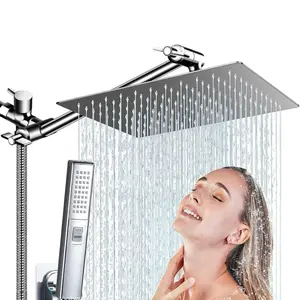 Brand New 10” Rainfall Shower Head - Modern Design with Versatile Water Flow