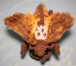 Death's-Head Hawk Moth Amigurumi