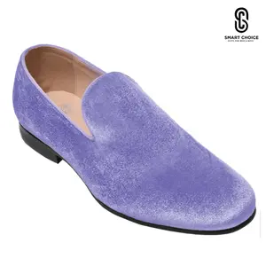 Velvet Stylish Mens Lavender Loafers for Every Occasion