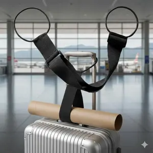 Multifunctional Luggage Strap: Adjustable Elastic Travel Belt for Suitcase, Anti-Slip Secure Tie-Down. Durable Portable Luggage Organizer & Expansion Accessory. Universal Anti-Fall Binding for Trips. Travel Accessories