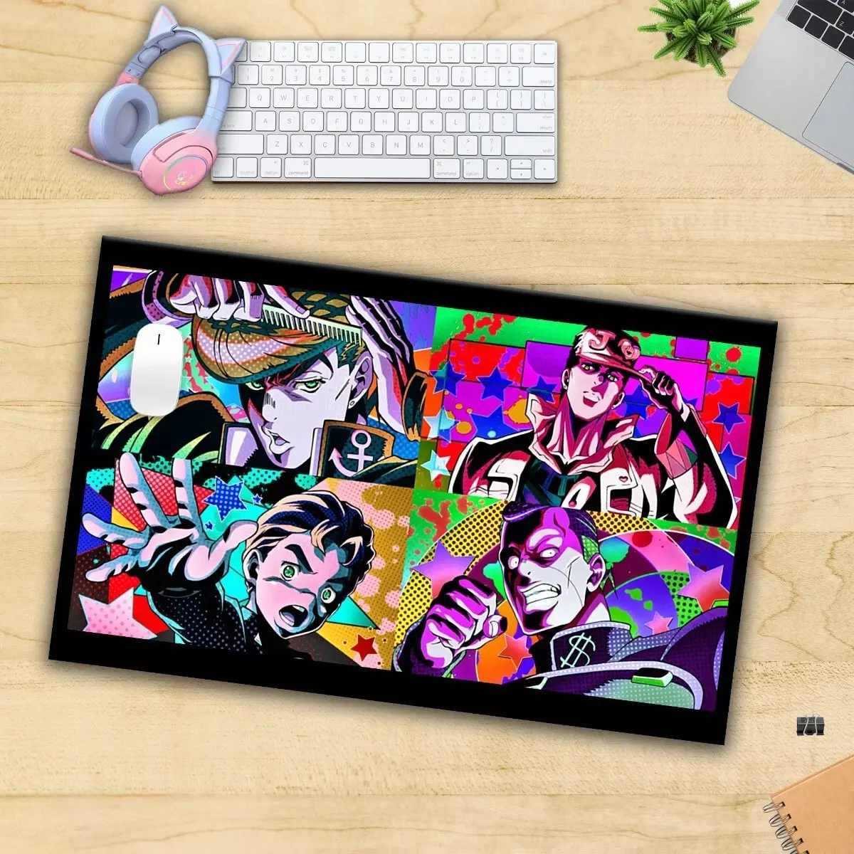 Anime Jojo Mousepad - Japanese Manga Art Mat - Gaming Desk Accessories - Desk Mat - Home Decor - Office Supplies