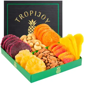 TropiJoy Tropical Snack Box  – 7 Gourmet Dried Fruit & Nut Mixes, 12.5oz – Fun & Easy Gifting!