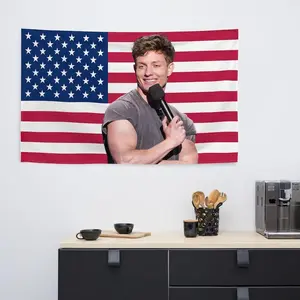 Matt Rife American Flag Tapestry - Stand Up Comedian Tapestry Room Decor Tapestry, Cool Bedroom Accessories, Decorative Banner for Home Garden Yard Lawn Farm, Bedroom Decor Accessories, Gift For Girlfriend