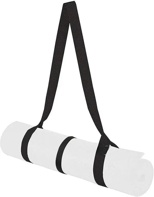 Yoga Mat Carrier Strap - Adjustable Thick Sling with Stretching Strap, Heavy-Duty Shoulder Carrier for Large Yoga Mats, Pilates Gear, Carrier Strap Straps, Stretching Straps