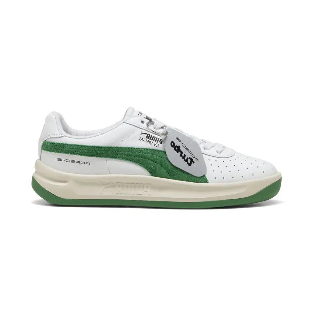 PUMA Mens Porsche Legacy Gv Special Pinstripe Hero Lace Up Sneakers Shoes Casual - White