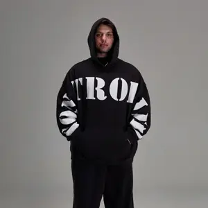 Controlled Insanity Pullover | 460 GSM Heavyweight Oversized Hoodie | Gym Streetwear