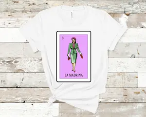 Loteria La Madrina, T-shirt, La Madrina shirt, godmother shirt (HVT)