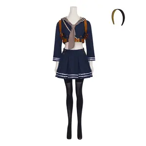 MelangCos Movie Sucker Punch Baby Doll Cosplay Costume Sailor Dress Women's Sexy Uniform Halloween Outfit