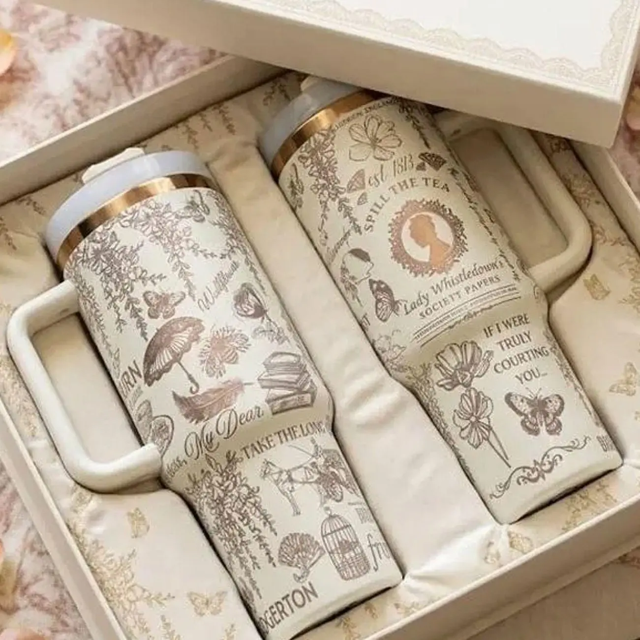 Bridgerton 40Oz Tumbler, Bridgerton Movie Gift For Fans
