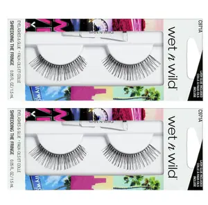 2x PACK Wet n Wild False Eyelashes, Shutter Shock 1 Pair Luxury Makeup