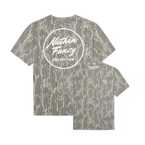 Mossy Oak Bottomland Tee - Nuthin Fancy T-Shirt For Men - Camo Shirt, 3D Camo Style T-Shirt, Fanmade Design, Gift For Men
