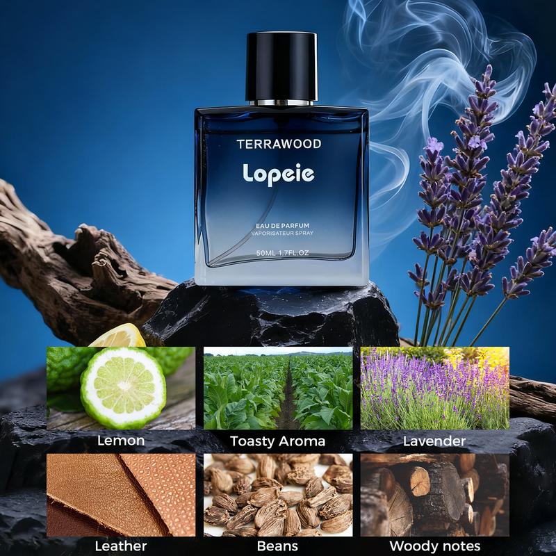 Lopeie Polo Sport Inspired Cologne  for Men 50ml Long Lasting Woody Perfume Fresh Sporty Amber Leather and Lavender Fragrance