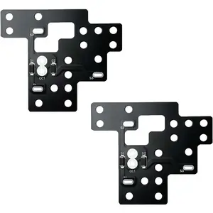 2PCS Light Module 6 High Mod for Gm Compatible With Gmc Chevy Silverado Sierra 1500 2500 3500 Classic 2003-2007 Fog Lights Low Beams And High Beams Lamp On Simultaneously