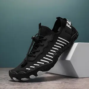 Sports shoes, men's water shoes, quick-drying and non-slip fitness shoes, lightweight and breathable mesh air-cushioned barefoot shoes, fitness an yoga shoes, multifunctional training shoes, and walking shoes suitable for outdoor leisure activities
