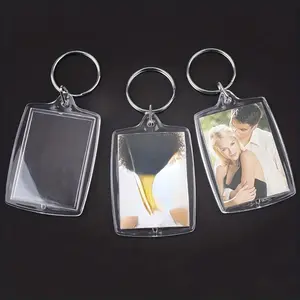 Photo Frame Keychain, Transparent Photo Frame Keychain, Photo Keychain, Trendy Cute Keychain, Decoration Accessories for Car Keys & Bags