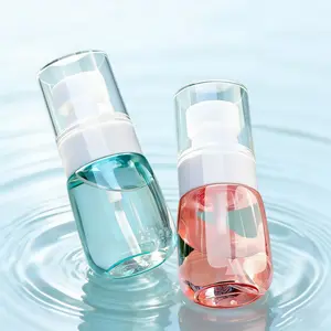 3pcs Spray Bottles Ultra-Fine Mist Facial Hydration Portable Travel Press Type Empty Bottle Alcohol Perfume Dispenser Home Essential