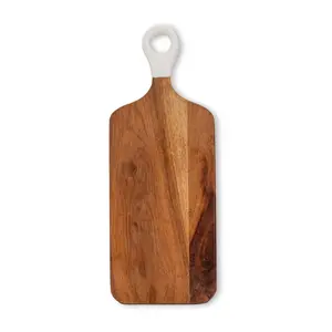 Jeanne Fitz Wood + White Collection Acacia Charcuterie Board