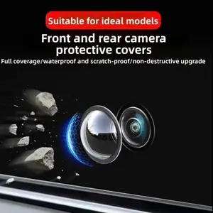 360 Degree Panoramic Car Dashboard Camera Cover, Universal Rearview Mirror Protector, Decorative Protective Accessory for Cars