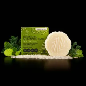 VIORI Beauty Shampoo Bar | Tea Tree Mint Scent | Essential Oil Collection