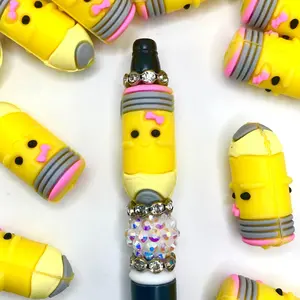 1pc Still Doin' It Old School 3D Silicone Focal Beads