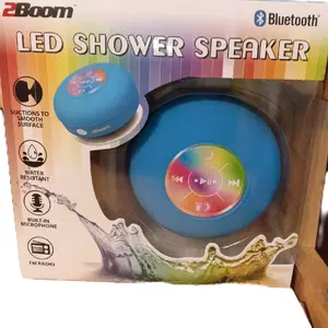 2 Boom LED Shower Speaker
