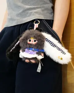 Baby Three- Cute mini rabbit plush blind box，Bunny Plush Dolls，Soft Furry Collectibles，Backpack or clothing decoration,Blind bag