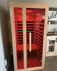 Single heavenly heat infrared sauna