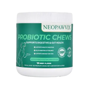 NEOPAWVIX Probiotic Chews for Dogs - Digestive & Gut Health Support, Soft Chew Supplements