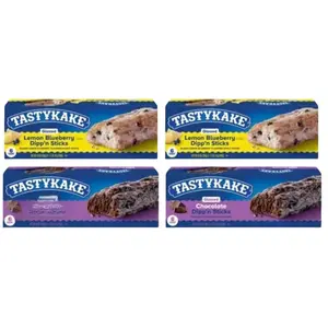 TastyKake Dipp'n Sticks - Glazed Chocolate & Lemon Blueberry - 4 Pack