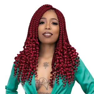 Janet Collection Crochet Braids Nala Tress 2X Jumbo Coi Box Braid 14"