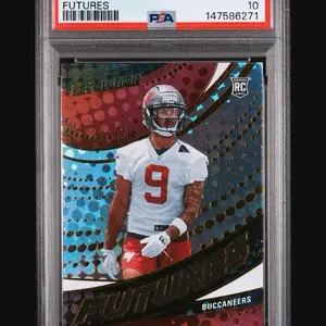 NEW 25 Panini Revolution Futures Emeka Egbuka Rookie Buccaneers PSA 10