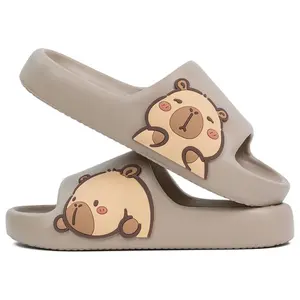 Capybara Cloud Slides for Men & Women – Cute Non Slip Shower Slippers