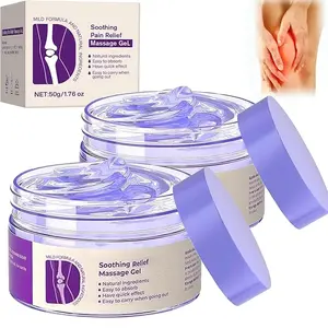 2Pcs Kresin Joint Pain Purple Gel Purple, Kresin Joint Gel Activities Throughout The Body,Soothes Knees, Lumbar, Neck, Hands, and Feet