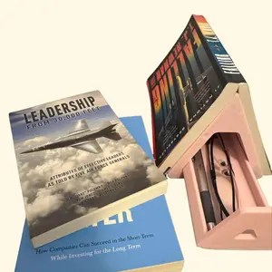 The Chapter Rest by Drivebye Creations- 3D-Printed Bookmark with Hidden Storage for Book Lovers, Ideal for Students, Travelers, and Bedtime Readers