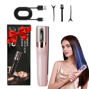 Portable Electric Hair Trimmer, Automatic Split Ends Cutter, Multi-Functional Styling Tool, Holiday Gift